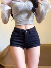 Load image into Gallery viewer, Faion Slim Fit Denim Shorts