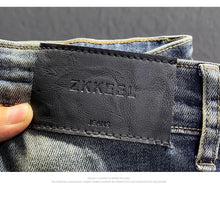 Load image into Gallery viewer, Retro Straight Stretch Loose Comfortable Jeans