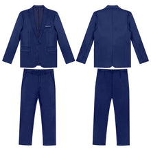 Load image into Gallery viewer, Men Long Sleeve Lapel Blazer Jacket with Pants
