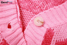 Lade das Bild in den Galerie-Viewer, Weird Puss y2k Sweet Cardigan Sweater