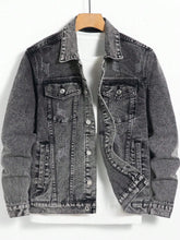 Lade das Bild in den Galerie-Viewer, Men's Casual denim jacket