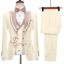 Load image into Gallery viewer, 3-Piece Jacket Vest Pants Suit