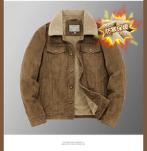 Load image into Gallery viewer, Men's Casual Turn-down Corduroy Jacket