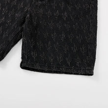 Load image into Gallery viewer, Ummer Men’s Denim Shorts Combine Classic and Fashionable Tattered Designs Straight Fit Loose Black Jeans Y2K High Street Shorts