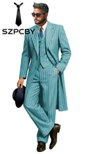 Load image into Gallery viewer, 3 Piece Stripe Business Leisure Formal Suit