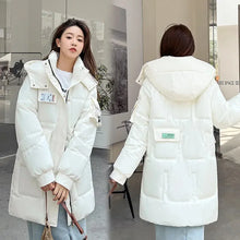 Load image into Gallery viewer, Parka Down Cotton Loose Hooded Long Coat