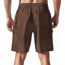Load image into Gallery viewer, American Men's Heavy Loose Four Seasons Hip Hop Casual Sports Running Corduroy Tooling Shorts