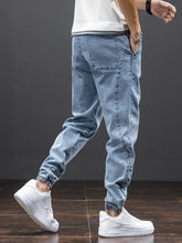 Load image into Gallery viewer, Cargo Men Denim Jogger Pants