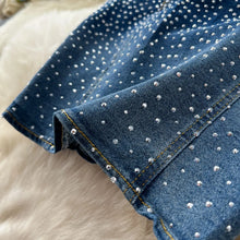 Lade das Bild in den Galerie-Viewer, Denim Pant Set Sexy Short Sleeve