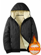 Load image into Gallery viewer, Men's Coat Warm Hooded Top Casual Work Outdoor Clothing Male Outerwear Clothes Mens Winter Jackets For Man Adult Thermal Coats