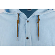 Load image into Gallery viewer, Men's Hooded Long Sleeve Solid Color Shirts