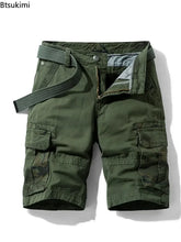 Load image into Gallery viewer, Men Casual Loose Cargo Shorts