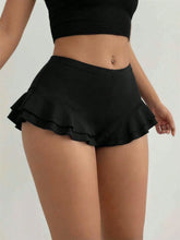 Load image into Gallery viewer, Women High Waist Ruffle Layered Shorts
