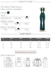 Lade das Bild in den Galerie-Viewer, Halter Open Collar Backless Sleeveless Jumpsuit