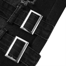 Load image into Gallery viewer, Men Slim Biker Ripped Long Denim Skinny Jeans