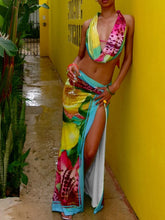 Lade das Bild in den Galerie-Viewer, Weird Puss Colorful Leopard Women 2 Piece Set