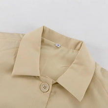 Load image into Gallery viewer, Women Two Piece Set Elegant Chic Long Sleeve Shirt Top + Irregular Mini Skirt Set Autumn Y2K Ins Personal Outfits Streetwear