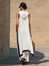 Load image into Gallery viewer, 2026 New European American Women's Two-Piece Set: Solid Sleeveless Blouse with High Waist Pants, Elegant Casual Matching Outfit