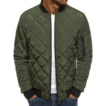 Cargar imagen en el visor de la galería, Chaquetas de malla con cuello de béisbol para hombre