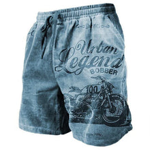 Load image into Gallery viewer, Men's Beach Pants Heavy Shaped Motorcycle 3D Printed Shorts Men Summer Breathable Shorts Fitness Street Shorts Men's Ropa Hombre