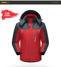 Lade das Bild in den Galerie-Viewer, Men's Fleece-lined Thickened Cotton Coat Reflective Winter Outdoor Jacket Warm Men's Jacket For Climbing Casual Scene