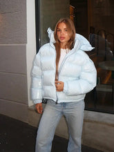 Load image into Gallery viewer, Women's Hood Casual Stand Collar Zipper Long Sleeve Jacket