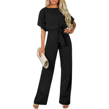 Load image into Gallery viewer, Women's Belted Jumpsuit Casual Wide-Leg Pants Summer Commute Outfit Stylish & Comfortable