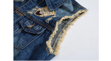 Lade das Bild in den Galerie-Viewer, Men Denim Vest Jacket