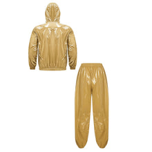 Load image into Gallery viewer, Mens Hooded Windbreaker Jogging Track Suit