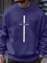 Lade das Bild in den Galerie-Viewer, Way Maker Line Simple Printed Sweatshirt