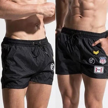 Load image into Gallery viewer, Mens Swim Trunks Nylon Embroidered Holiday Beach Shorts Summer Water Proof Daily Sport Gym Fitness Casual Shorts Men'S Clothing