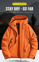 Load image into Gallery viewer, Men's 3-in-1 Jacket with Removable Fleece Liner, Waterproof Windproof Coat for Hiking, Camping, Travel and Daily Outdoor Use