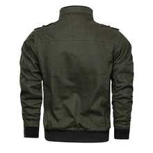 Load image into Gallery viewer, 2023 new Pilot Bomber Jacket Coats Mens Cotton Cargo Jackets With Zipper Pockets Retro Casual Work Jacket Male Clothing Outwear
