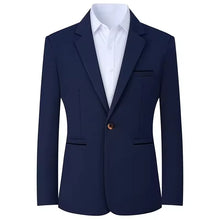 Load image into Gallery viewer, Mens Sport Coat Casual Blazer One Button Business Suit Jacket Formal Dress Suit Coat Slim Fit Suit Jackets Spring Autumn