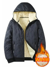 Load image into Gallery viewer, Men's Coat Warm Hooded Top Casual Work Outdoor Clothing Male Outerwear Clothes Mens Winter Jackets For Man Adult Thermal Coats