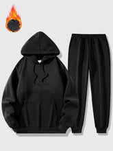 Load image into Gallery viewer, Men's Sports 2-piece Solid Color Casual Set