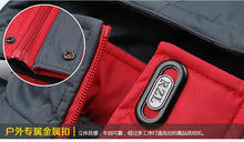 Lade das Bild in den Galerie-Viewer, Men's Fleece-lined Thickened Cotton Coat Reflective Winter Outdoor Jacket Warm Men's Jacket For Climbing Casual Scene