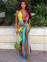 Lade das Bild in den Galerie-Viewer, Weird Puss Colorful Leopard Women 2 Piece Set