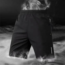 Load image into Gallery viewer, Men Beach Shorts Elastic Drawstring Waist Quick-Drying Casual Short Pants with Reinforced Pockets Street Quick-drying Shorts