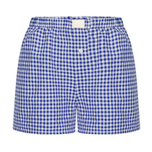 Load image into Gallery viewer, Women's Elastic Waistband, Checkered Shorts,