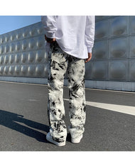 Load image into Gallery viewer, Mens Loose Wide-leg Jean Pants