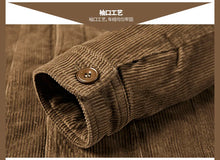 Load image into Gallery viewer, Men's Casual Turn-down Corduroy Jacket
