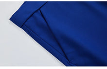 Load image into Gallery viewer, Suit (Blazer+ Vest + Pants) Men's Business Gentleman Fashion Slim Work Solid Color Plus Size Fair Dress Wedding Best Man Suit