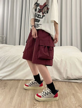 Load image into Gallery viewer, Women High Waist Cargo Shorts