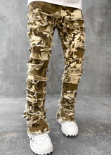 Lade das Bild in den Galerie-Viewer, Spliced Distressed Denim Ripped Jeans
