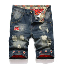 Load image into Gallery viewer, New Summer Vintage Washed Denim Ripped Shorts
