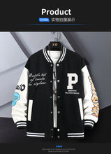 Lade das Bild in den Galerie-Viewer, Casual Baseball Bomber Jackets