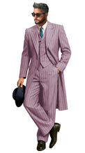 Load image into Gallery viewer, 3 Piece Stripe Business Leisure Formal Suit