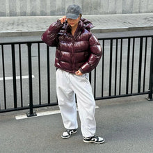 Load image into Gallery viewer, Women's Hood Casual Stand Collar Zipper Long Sleeve Jacket