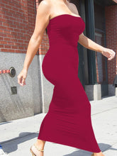 Lade das Bild in den Galerie-Viewer, Summer Women's Sexy Sleeveless Chest Wrapped Long Beach Dress